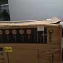 Midea MERM33S1AST Mini Fridge, 3.3 Cu.ft Compact Fridge with Internal Light, Adjustable Thermostat, Reversible Door, Low Noise for Dorm, Office, Bedroom, Stainless Steel (Silver)