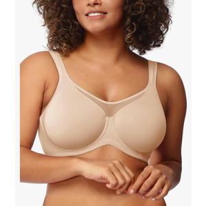 HSIA Minimizer Bras for Women Plus Size, Full Coverage T Shirt Unlined Bra with Underwire for Heavy Breast (36DDD)