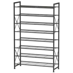 6 Tier Shoe Rack, Sturdy Metal Shoe Organizer Holds 40 Pairs, Tall Space-Saving Shoe Rack for entryway, Closet, Garage, Bedroom, Front Door Entrance
