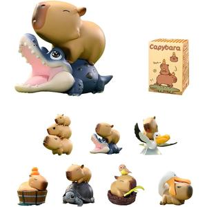 Capybara Blind Box Figures, Random Design Action Figures Collectible Toys Home Decorations for Gifts, Single Box