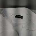 Men's French Cuff Dress Shirts with Cutaway Collar | Cufflinks Included | Luxe Long Sleeve Button-Up Shirt for Men (Medium, Herringbone White)