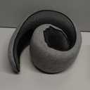 Neck Pillow for Traveling, Travel Pillows for Airplanes 2025 New 100% Pure Memory Foam, Neck Pillow Airplane with 360 Ergonomic Design, Travel Neck Pillows for Airplanes, Office and Car (Grey)