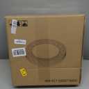 16 Inch Flush Mount Ceiling Light, Modern Black LED Ceiling Light Fixture, 28W 2800LM 2700-6500K Adjustable, Dimmable Ceiling Lights for Bedroom, Kitchen, Hallway, Bathroom, ETL Listed