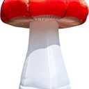 6 FT LED Inflatable Mushroom with Built‑in Fan – Outdoor Garden, Backyard, Stage, Pathway & Holiday Party Decor