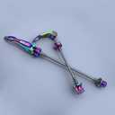 Bike Quick Release Skewer Front & Rear Wheel Axle for Mountain Bike/Road Bike/Bicycle/MTB Wheel HubColorful a Pair