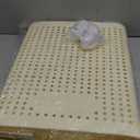 Plastic Laundry Basket with Handle, Sturdy Rolling Hamper for Dirty Clothes, Foldable Laundry Bin for Bedroom/Bathroom/Laundry Room, Spacious Breathable