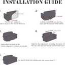 Qubjus Stretch Sofa Slipcover Loveseat Slipcovers for 2 Cushion Couch Soft Couch Cover Furniture Protector Jacquard Fabric Small Checks with Elastic Bottom for Kids Pets (Burgundy, Medium)