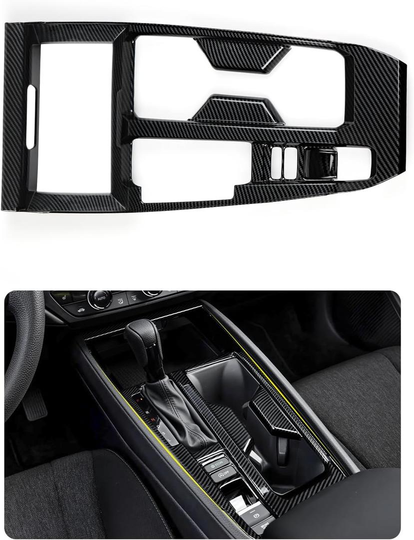 Gas Gear Shift Panel Cover Decals for Honda Accord 2023 2024 2025 11th Gen Accessories ABS Carbon Fiber Stickers