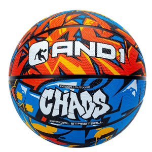 AND1 Chaos Rubber Basketball: Official Regulation Size 7