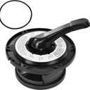 SPX0714BA Key Cover and Handle Assembly with O-Ring Replacement Compatible Compatible with Hayward SP0714T Top Mount Multiport Valves and Pro Series Side & top Mount Sand Filter S210S, S220T2