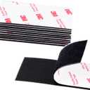 Hook and Loop Tape 2in x 4in x 10 Pairs, Heavy Duty Adhesion Strip, Slef Adhesive Interlocking Tape, Back Adhesive Mounting Strips, Reclosable Sticky Back Interlocking Nylon Picture Hanging Strips
