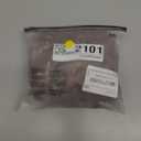 Eomenie Women's Bikini Sets Two Piece Metal Swimsuits V Neck Lace Up Bathing Suits Sexy Wide Strap Tie Back Swimwear (Large, Brown Printing)