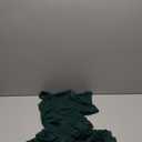 OKIFOIR Square Neck Bodycon Dress for Women Sexy Ruched Stretchy Cocktail Party Midi Dresses (Dark Green, X-Small)