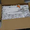 Goovilla Room Divider for Room Separation, Tension Curtain Rods No Drilling, 4-10ft(H) 28-70inch(W) Adjustable Temporary Privacy Wall Divider, Heavy Duty Freestanding Space Partition Separator, White