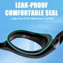 Swim Goggles for Adult Swimming Goggles Anti Fog UV No Leakage Wide View Clear Vision for Unisex Men Women