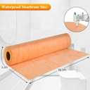 Waterproof Membrane Band for Shower, Tile Waterproofing Membrane Underlayment for Shower Wall Tile Floor Bathroom Kitchen Sauna Steam Room, 3.3Ft x 98.5Ft,323 Sq Ft,23.6 Mil Thick