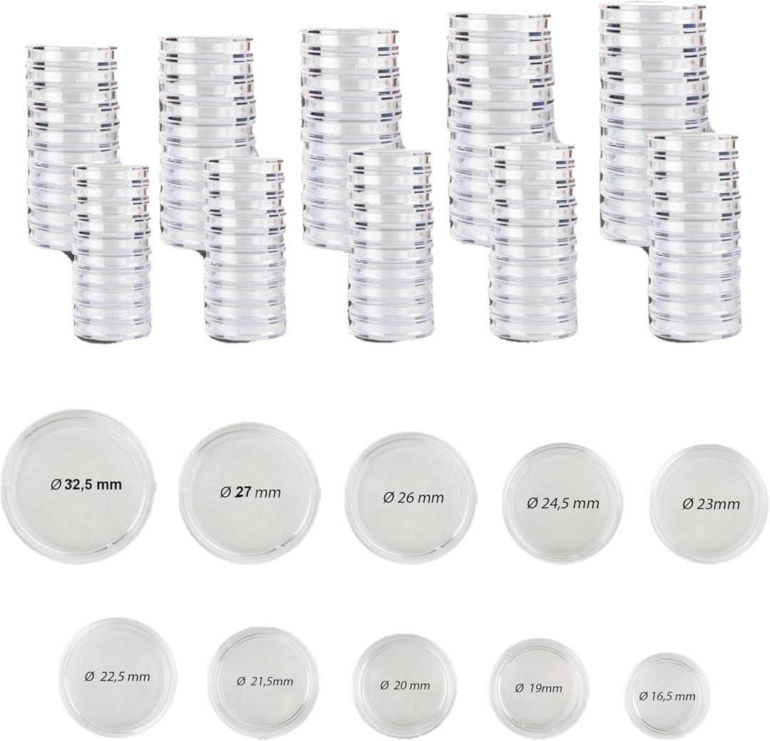 Prophila assortiment de Capsules (100 pices) Format intrieur de 16,5 jusqua 33 mm