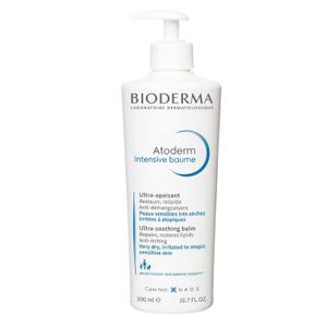 Bioderma Atoderm Intensive Balm, Hydrating Balm for Dry to Atopic Sensitive Skin, Face & Body Moisturizer with Ultra Soothing Anti-Itching Formula, Fragrance-Free, Non-Greasy & Non-Sticky for Family (16.7 Fl Oz (Pack of 1))