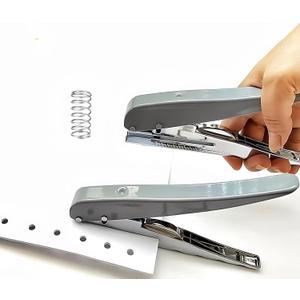 Single Hole Punch, Heavy Duty Hole Puncher Handheld Paper Puncher Small Hole Punch for Crafts Cards Paper Tags Scrapbook-5/16 inch (8mm)