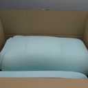 Linenspa Memory Foam Mattress Topper - 2 Inch Gel Infused Memory Foam - Plush Feel - Cooling and Pressure Relieving - CertiPUR Certified - Dorm Room Essentials - King Size