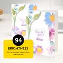Premium Astrobrights White Cardstock, 8.5" x 11", 110 lb. Index, 94 Brightness, 235 Sheets - More Sheets, Heavyweight Astro White Card Stock for Invitations, Business Cards, Crafts and Printing
