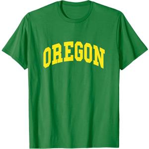 Oregon - Throwback Design - Classic T-Shirt, M