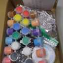 WinnerWhy 30 Sets Spring Suncatchers Window Art Kits, Vibrant DIY Sun Catchers Bulk Crafts Paint Your Own Window Ornaments for Adults Home Birthday Activity Project Decor