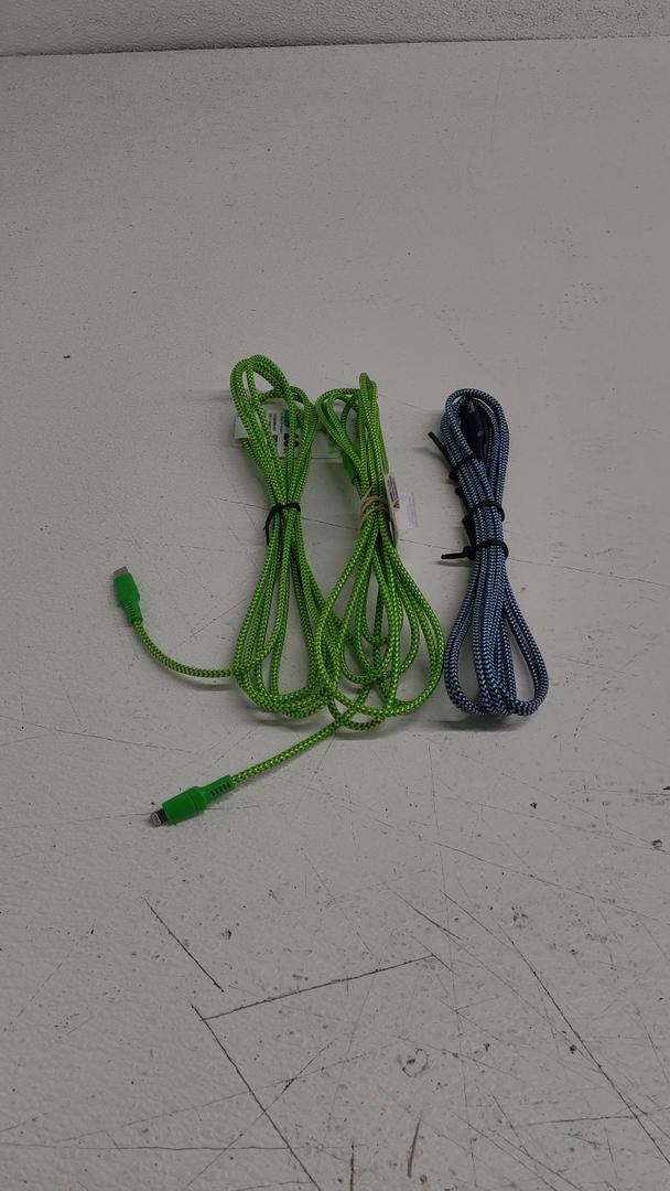FC CCY 10 Braided Lightning Cable LBBL 3 Pack