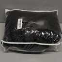 PUFFIT Women's Cropped Puffer Jackets, Warm Winter Jacket with Removable Hood, Zipped Pockets, Short Ladies Quilted Coat, M, Black