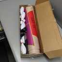 Shuffleboard, Curling and Bowling 3 in 1 Board Game Set,with 8.98 Foot Game Mat,2 Cues,8 Curling Rocks,6 Bowling Pins,Fun Family Game