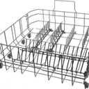 Upgraded 20000533 or 20007189 Dishwasher Lower Rack For Bosch - DWpartsco | Side-to-side rear folding tines, adjustable front tines, front ball-bearing wheels. No tools/assembly required. 21 5/8" D