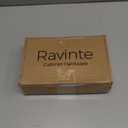 Ravinte 30 Pack 15 Pairs 1/2" Overlay Cabinet Door Hinges Kitchen Black Semi-Concealed Hinges Face Mount Self-Closing Cabinet Hardware with Bumpers & Screwdriver