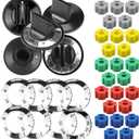 AMI PARTS Electric Range Burner Knob Kit KN002 RKE Electric Range Oven Knob Handle Kit Compatible with Whirlpool Gas Stove Replace TJKN002&RK103