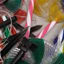 BRIGHTDECK Lollipop Solar Christmas Pathway Lights Outdoor, 10 Pack LED Christmas Decor with 8 Lighting Modes, Light Up Solar Stake Lights for Holiday, Xmas, Walkway, Sidewalk (Multicolour, 10 PCS)