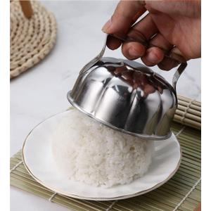 Stainless Steel Flower Petal Shape Fried Rice Press Mold & Egg Fried Rice Press Cutter for Dish Up Decoration
