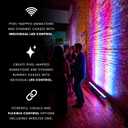 CHAUVET DJ COLORstrip Pix ILS LED Strip Light | Full-Size Pixel Mapping Fixture for Wash and Eye-Candy Effects, Individual LED Control, ILS and D-Fi USB Wireless DMX, Stage and Event Lighting