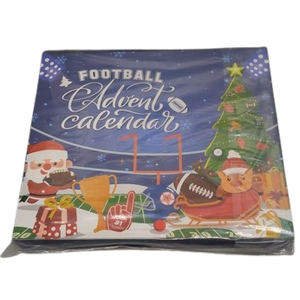 Football Advent Calendar 2025 for Boys, 24 Day Christmas Countdown Calendar Football Favors Supplies, Sport Rugby Themed Xmas Gifts for Kids Boys Teens Football Player