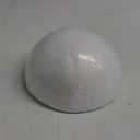 Juvale White Half Sphere Foam Ball for DIY Crafts, Large Hollow Dome for Art Supplies (11.4 x 6 in)