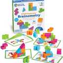 Learning Resources STEM Explorers Brainometry - 3d Puzzle, Brain Games, Brainteaser, Building Logic Toys, Gifts For Boys and Girls, Fine Motor Skills , Pattern Blocks, Math Manipulatives