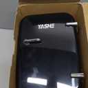 YASHE Mini Fridge 4 Liter 6 Cans Small Refrigerator for Skincare 110V AC 12V DC Thermoelectric Cooler and Warmer for Bedroom Office Dorm Car, Black 