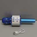 BONAOK Karaoke Microphone for Kids & Adults - Bluetooth Microphones Singing Mic with Disco Lights, Echo Effect, Built-in Speaker Portable Karaoke Player for Party Travel Gifts Q78(Blue)