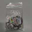 KHAMANHLR (4 PCS) St. Andrew Keychain - Patron Saint of Fishermen and Strength. Crafted From Durable, Transparent Acrylic, Offering Timeless Beauty and Lasting Durability 2 Inches