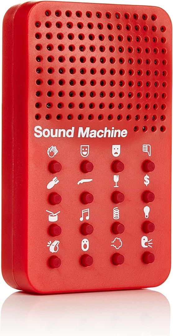 NPW Classic Sound Machine  Portable Novelty Prank Gift, Perfect Holiday White Elephant & Stocking Stuffer for Kids & Adults (16 Sound Effects)