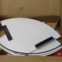 Corner Floating Shelves, Rustic Brown Wood, Set of 2, Wall Mount Storage with Guardrail for Bathroom Kitchen Living Room (White)