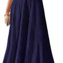 BTFBM Women Tank Midi Dress Summer Crewneck Sleeveless Pleated A Line Business Casual Formal Sweater Spring Dresses 2026 M