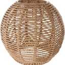 Lampshade for Cover Table Lamp Rattan Lamp Pendant Light Vintage Hanging Lighter Cafe Restaurant Home Decor Retro Lampshade