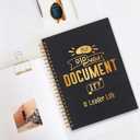 Leader Spiral Notebook, Leadership Gifts for Women, Funny Leader Gifts, Leader Life Gag Office Supplies Appreciation Thank You Gifts Spiral Notebooks WA18