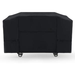 NettyPro Griddle Cover for Blackstone 28 inch Griddle, Waterproof UV Resistant 2 Burner Flat Top Gas Grill Cover 28" Cooking Station Camping, Black 