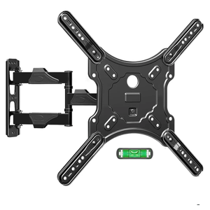 ELIVED TV Wall Mount for Most 26-60 Inch TVs, Swivel and Tilt Full Motion TV Mount with Single Stud Perfect Center Design, Wall Mount Bracket Max VESA 400x400mm, Corner Mount Holds up to 77 lbs.