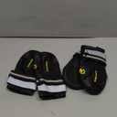 QUMY Dog Shoes for Large Dogs, Medium Dog Boots & Paw Protectors for Winter Snowy Day, Summer Hot Pavement, Water-Resistant in Rainy Weather, Outdoor Walking, Indoor Hardfloors Skid-Resistant Sole (Size 7: 2.8''x3.2"(W*L) (Pack of 4))